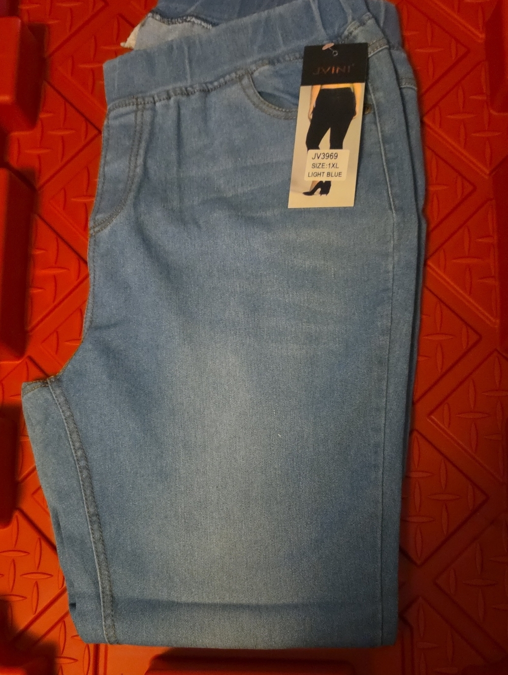 JVN Light Blue Slim Men's Jeans - Stretch Denim